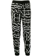 Michael Michael Kors Logo Print Track Pants - Black