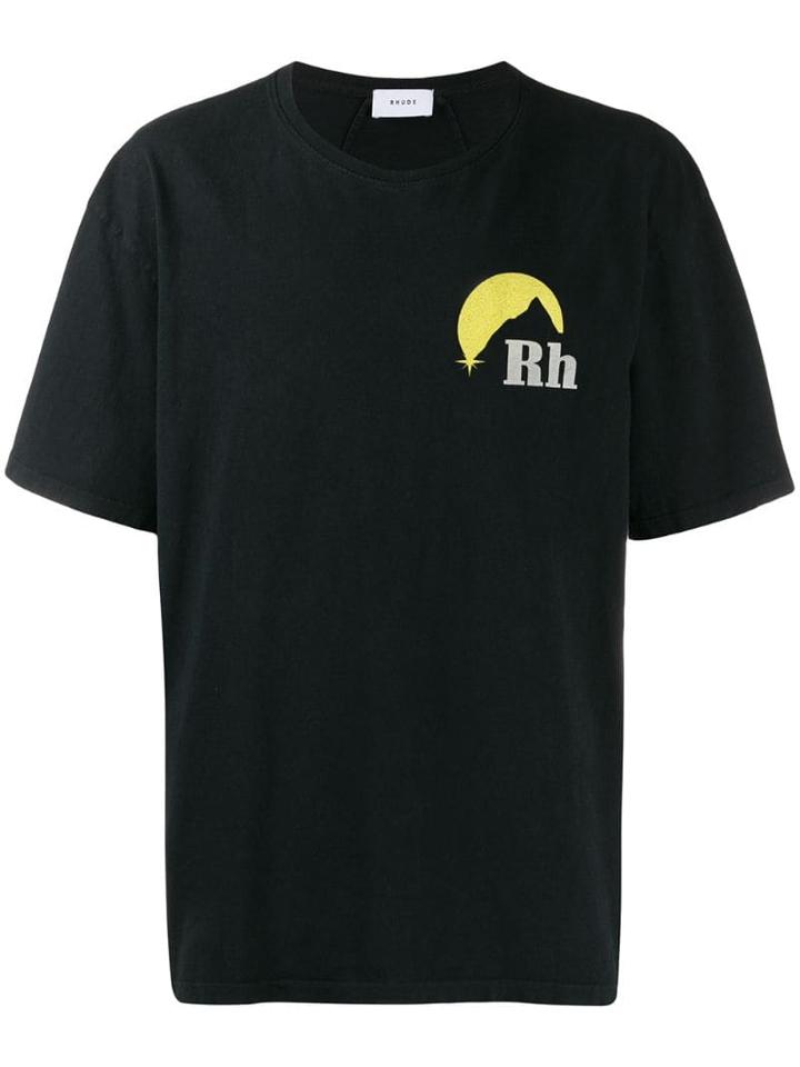 Rhude Moonlight Logo T-shirt - Black