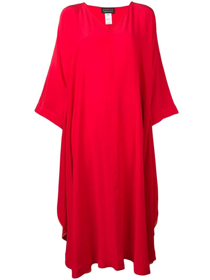 Gianluca Capannolo V-neck Flared Dress