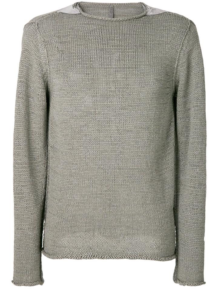 Transit Shoulder Detail Sweater - Grey