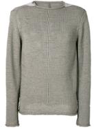 Transit Shoulder Detail Sweater - Grey