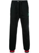 Iceberg Patch Detail Track Pants - Black