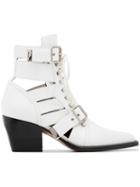 Chloé Rylee 60 Ankle Boots - White