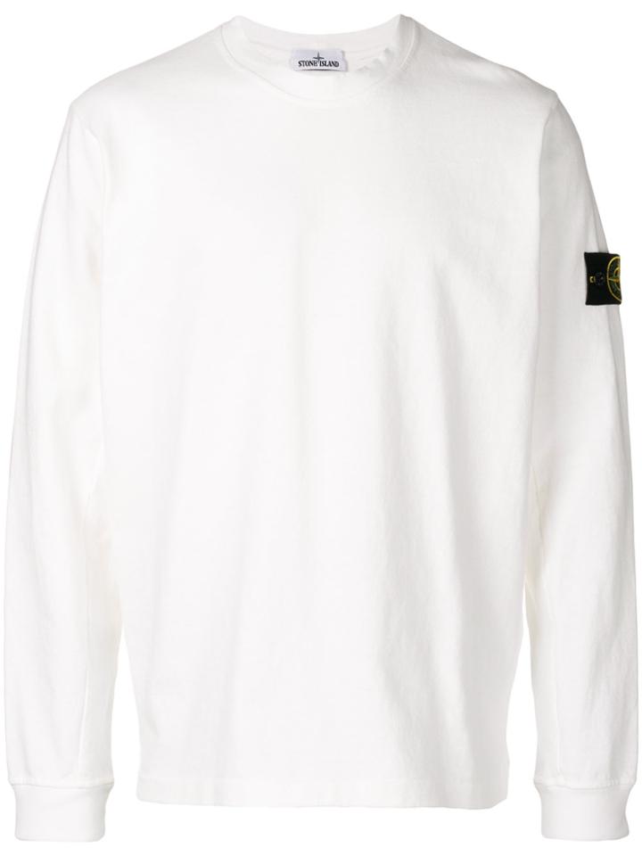 Stone Island Long Sleeve Top - White