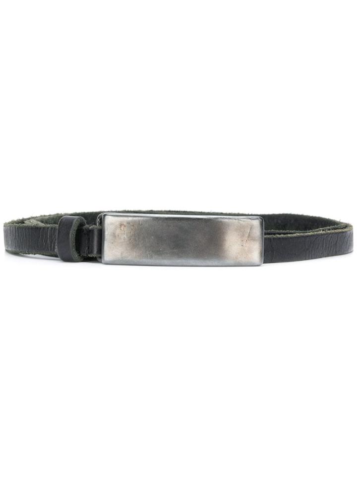 Goti Worn-out Effect Belt - Black