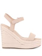Kendall+kylie Kk Grand Wedge Espadrilles - Brown
