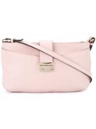 Cerruti 1881 Fold Over Shoulder Bag - Pink & Purple