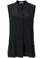 Max Mara Concealed Front Blouse - Black