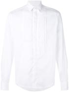 Christian Pellizzari - Pintucked Shirt - Men - Cotton/polyamide/spandex/elastane - 48, White, Cotton/polyamide/spandex/elastane