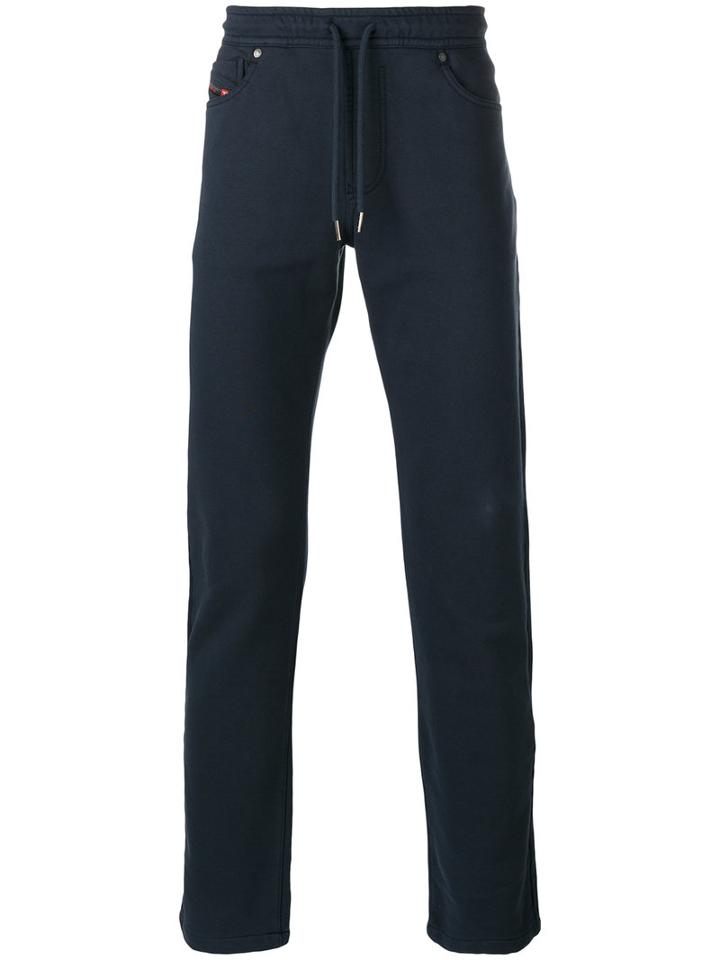 Diesel Drawstring Trousers, Men's, Size: Xl, Blue, Cotton