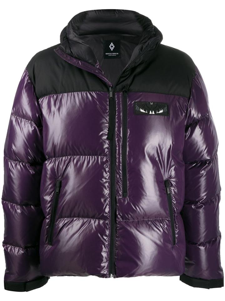 Marcelo Burlon County Of Milan Downjacket - Purple