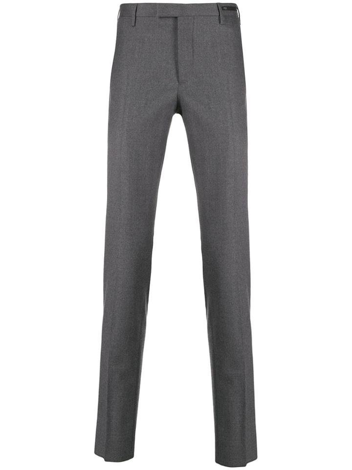 Pt01 Business Stretch Flannel Trousers - Grey