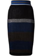 Vivienne Westwood Red Label Ribbed Knit Block Stripe Skirt