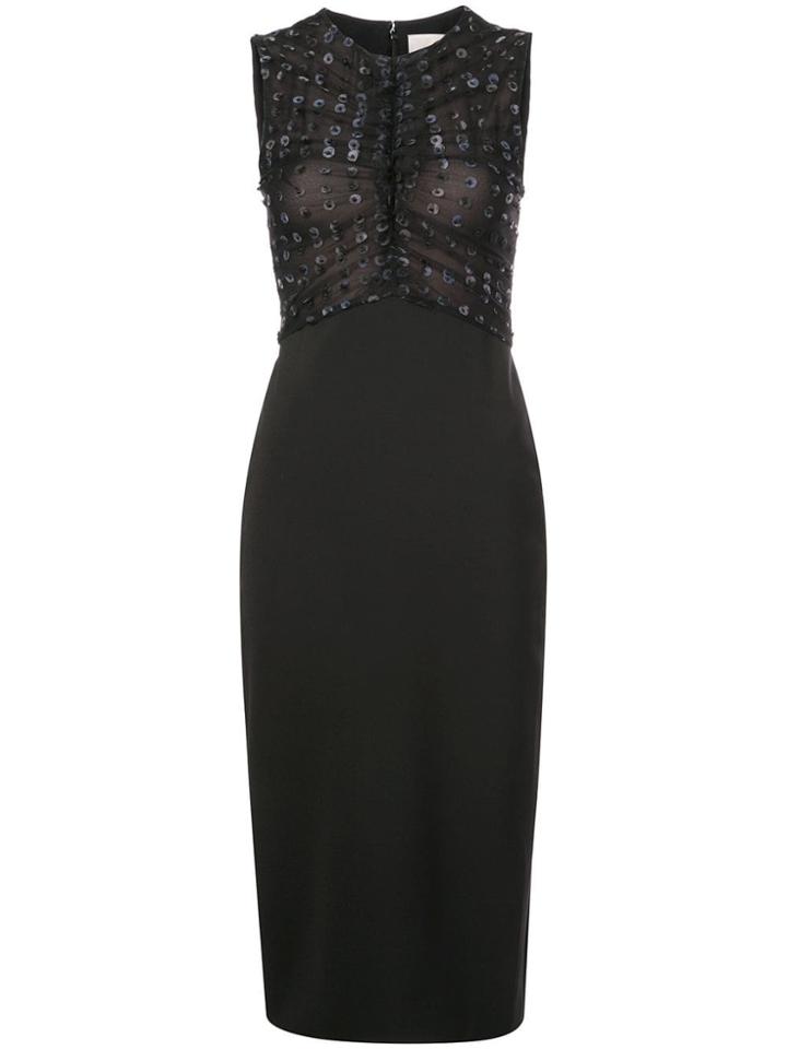 Jason Wu Collection Sequin Detailing Fitted Dress - Black