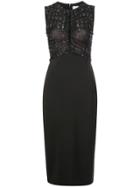 Jason Wu Collection Sequin Detailing Fitted Dress - Black