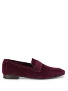 Bougeotte Classic Smooth Loafers - Purple