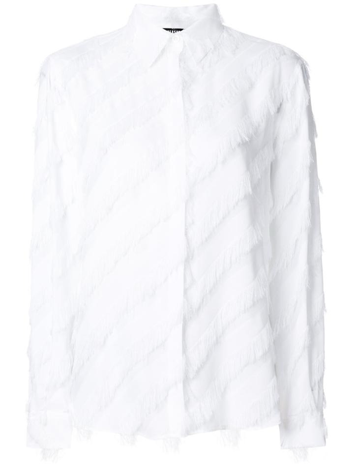 Versus Fringed Shirt - White