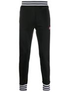 Colmar Striped Trim Track Pants - Black