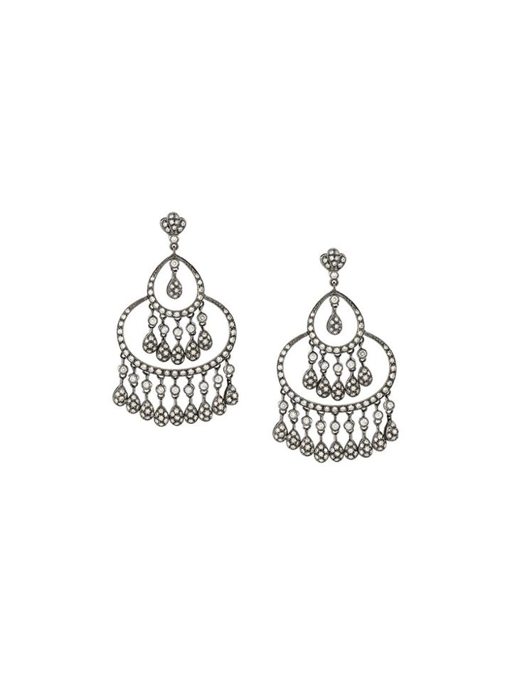 Loree Rodkin 'maharajah' Diamond Earrings - Metallic