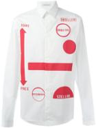 J.w.anderson - Orbital Print Shirt - Men - Cotton/polyurethane - 44, White, Cotton/polyurethane