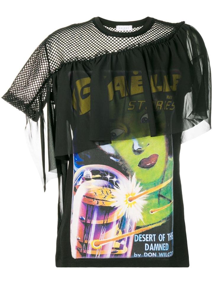 Gaelle Bonheur Printed T-shirt - Black