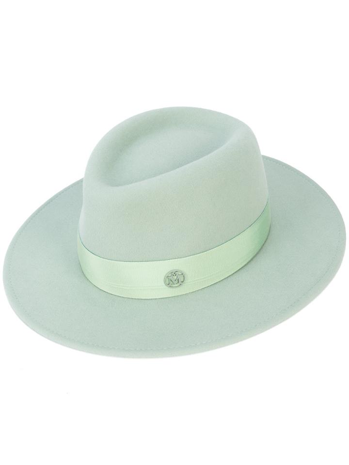 Maison Michel Thadee Hat - Green