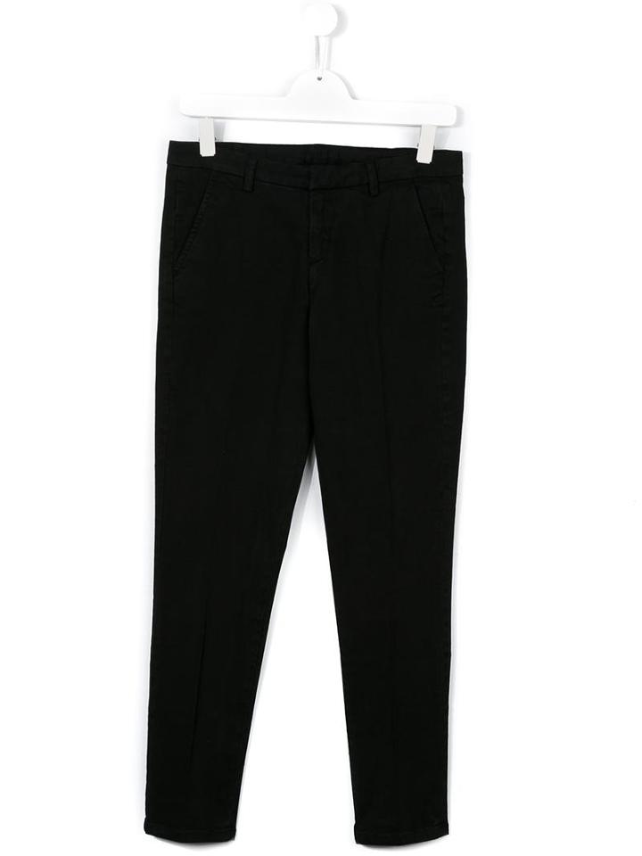 Dondup Kids Tailored Trousers, Boy's, Size: 14 Yrs, Black