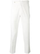 The Gigi - Flap Pocket Trousers - Men - Cotton/linen/flax - 48, White, Cotton/linen/flax