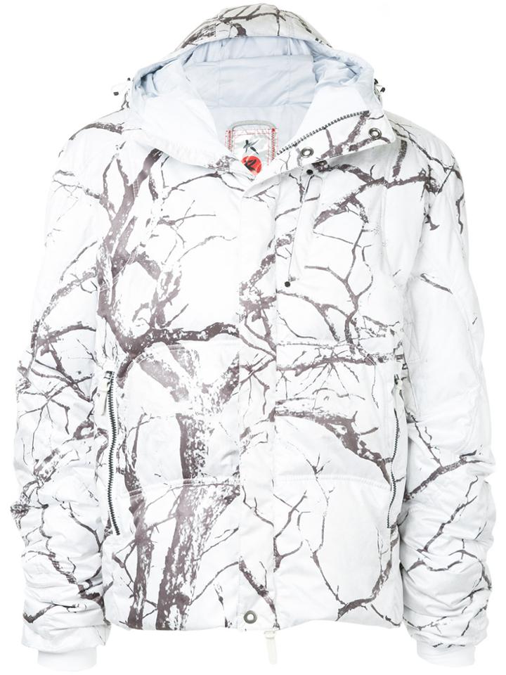 Kru Forest Puffer Jacket - White