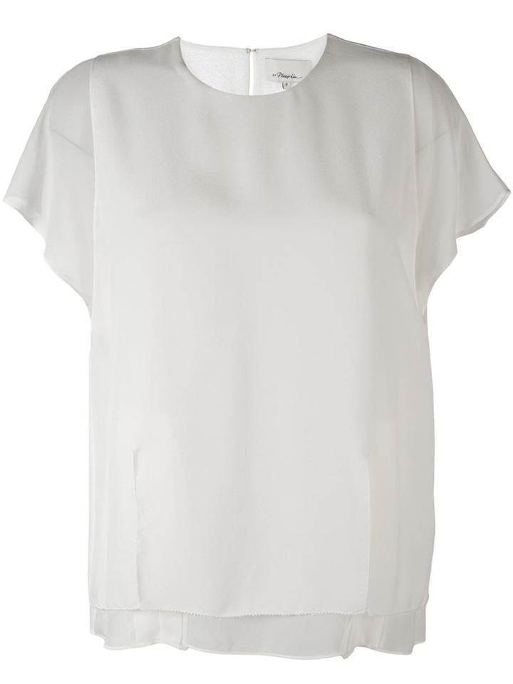 3.1 Phillip Lim Flutter Sleeve Blouse