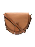 Jw Anderson Caramel Brown Bike Lace Up Leather Crossbody Bag