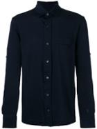 Tom Ford Chest Pocket Casual Shirt, Men's, Size: 54, Blue, Cotton