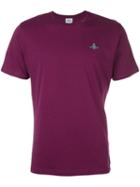 Vivienne Westwood Man Slim-fit T-shirt, Men's, Size: Large, Pink/purple, Cotton