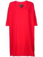 Rundholz Black Label Oversized Shirt Dress - Red