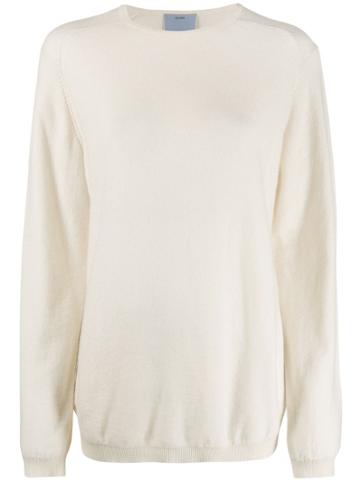 Oyuna Knitted Travel Jumper - White