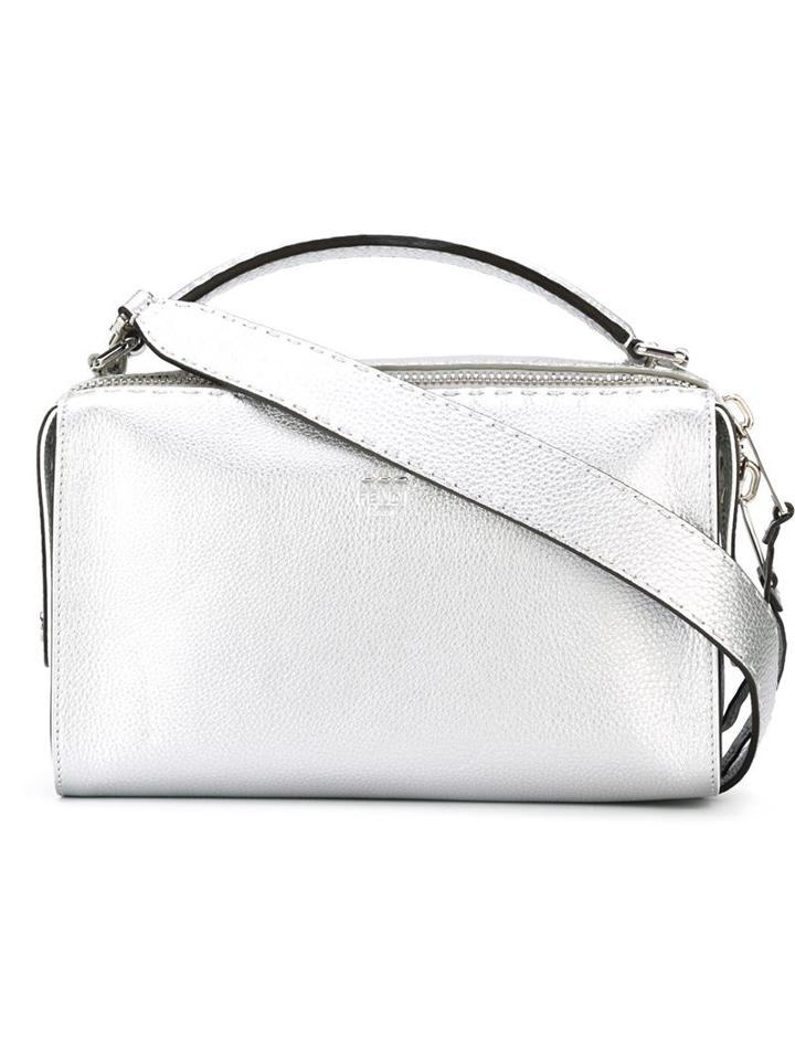 Fendi 'lei Selleria' Tote, Women's, Grey