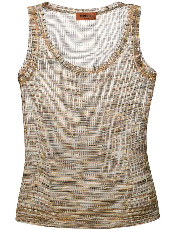 Missoni Fine Knit Tank Top - Neutrals