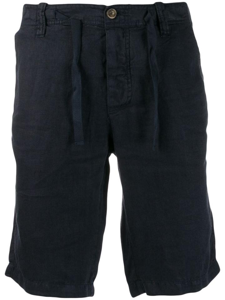 Mc2 Saint Barth Tie Fastening Shorts - Blue