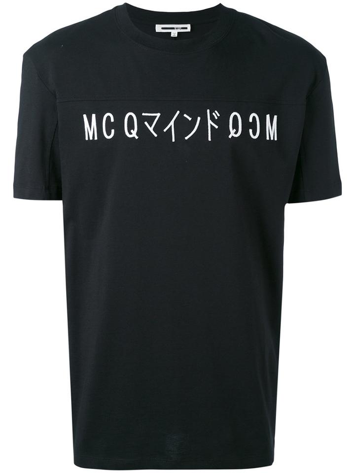 Printed T-shirt - Men - Cotton - M, Black, Cotton, Mcq Alexander Mcqueen