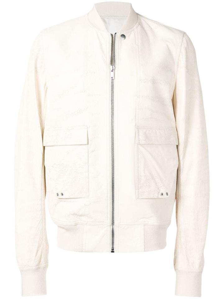 Rick Owens Classic Bomber Jacket - Neutrals
