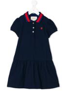 Gucci Kids Short-sleeved Dress, Girl's, Size: 6 Yrs, Blue