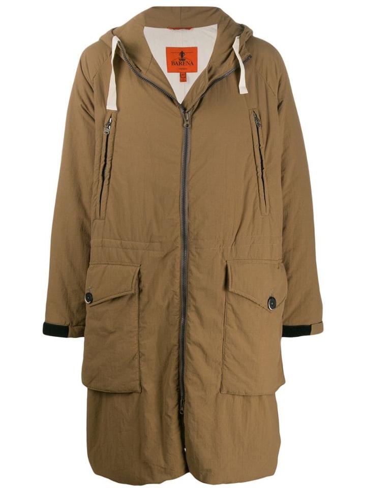 Barena Hooded Parka Coat - Neutrals