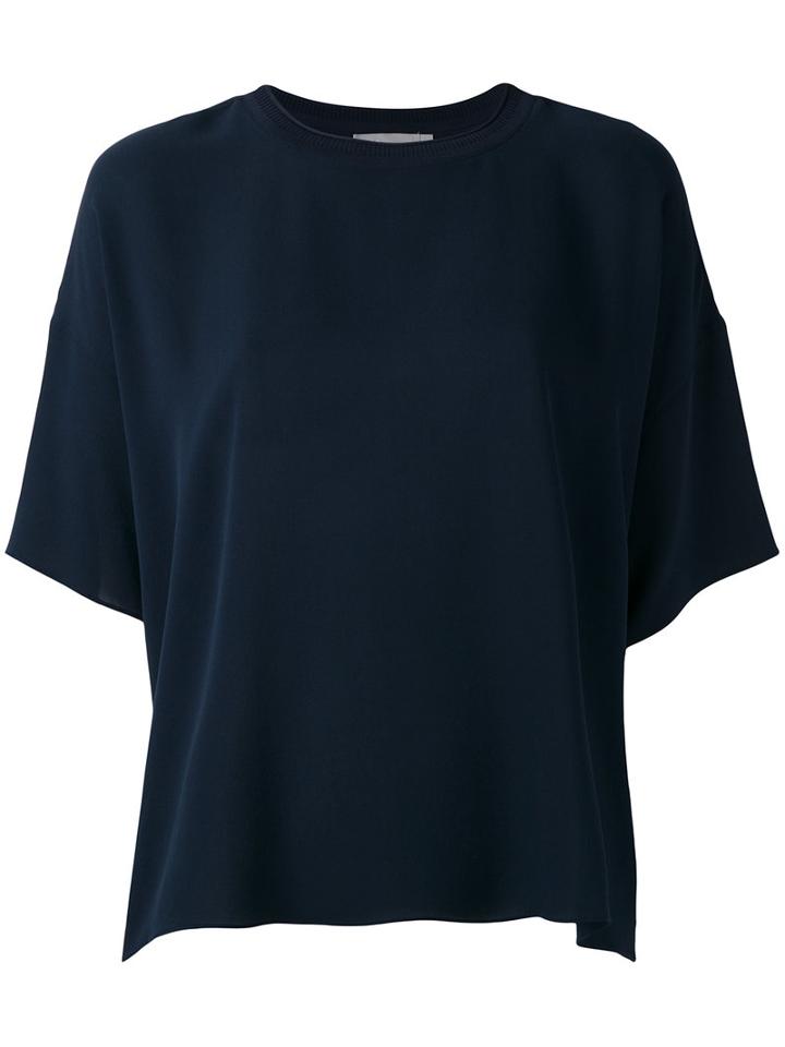 Vince Loose Fit Top, Women's, Size: Small, Blue, Silk/rayon/nylon/spandex/elastane