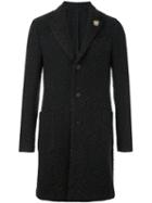 Lardini Patch Pocket Coat, Men's, Size: 54, Blue, Nylon/acetate/cupro/alpaca