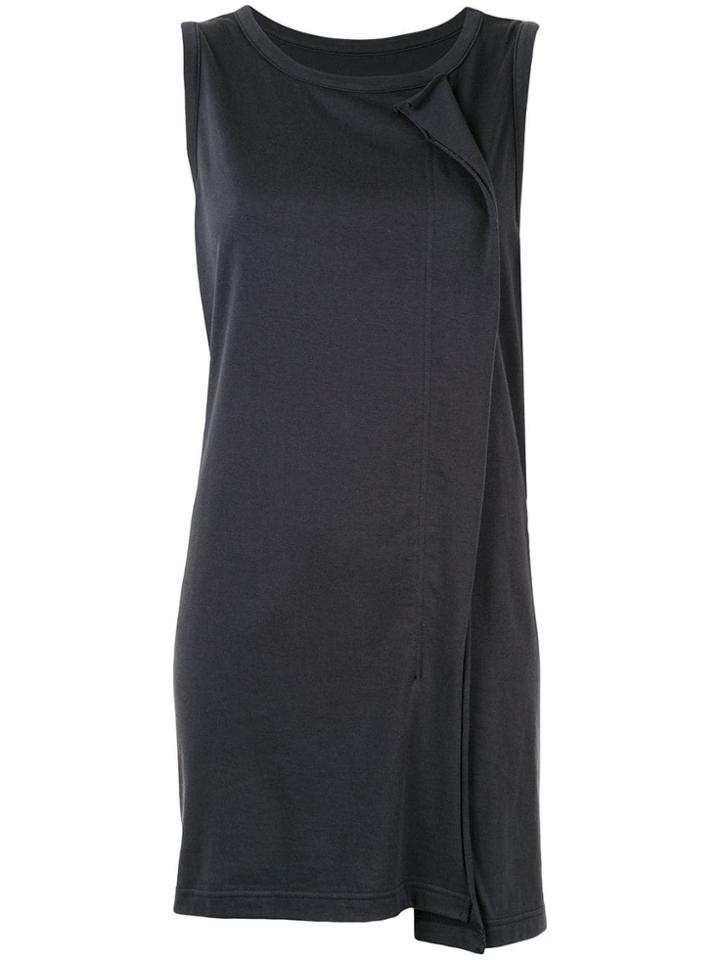 Y's Long Line Vest - Grey