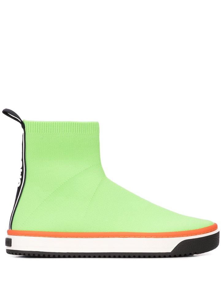 Marc Jacobs Dark Sock Sneakers - Green