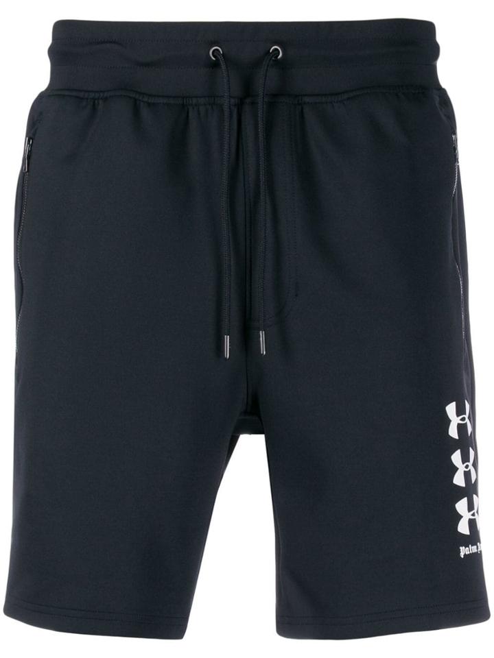 Palm Angels Palm Angels X Under Armour Recovery Shorts - Black