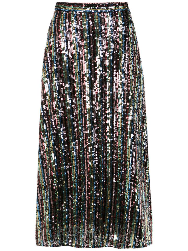 Nk Sequin Midi Skirt - Multicolour