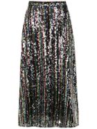 Nk Sequin Midi Skirt - Multicolour