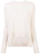 Rosetta Getty Round Neck Sweater - White